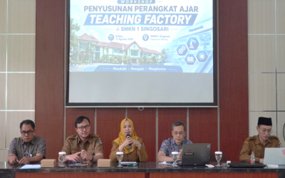 SMKN 1 Singosari Gelar Workshop Penyusunan Perangkat Ajar Teaching Factory