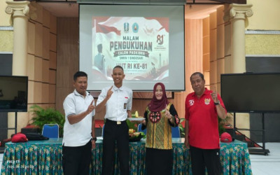 80 Murid Tim Paskibra SMKN 1 Singosari Dikukuhkan, Siap Sukseskan Upacara HUT ke-81 Kemerdekaan RI